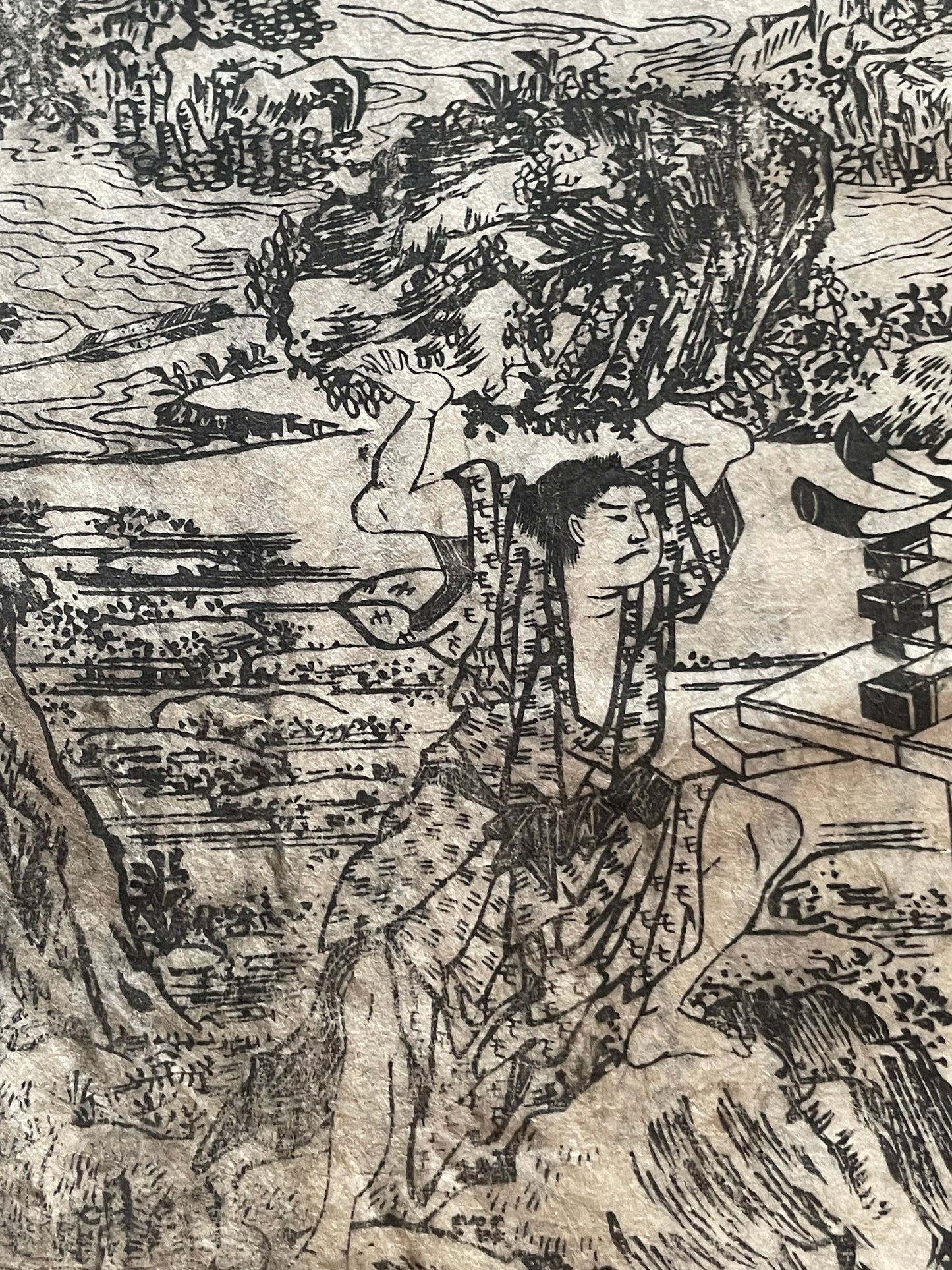 Edo 1808 Ehon Monogusa Tarō by Aikawa Minwa-Ukiyo-e Book