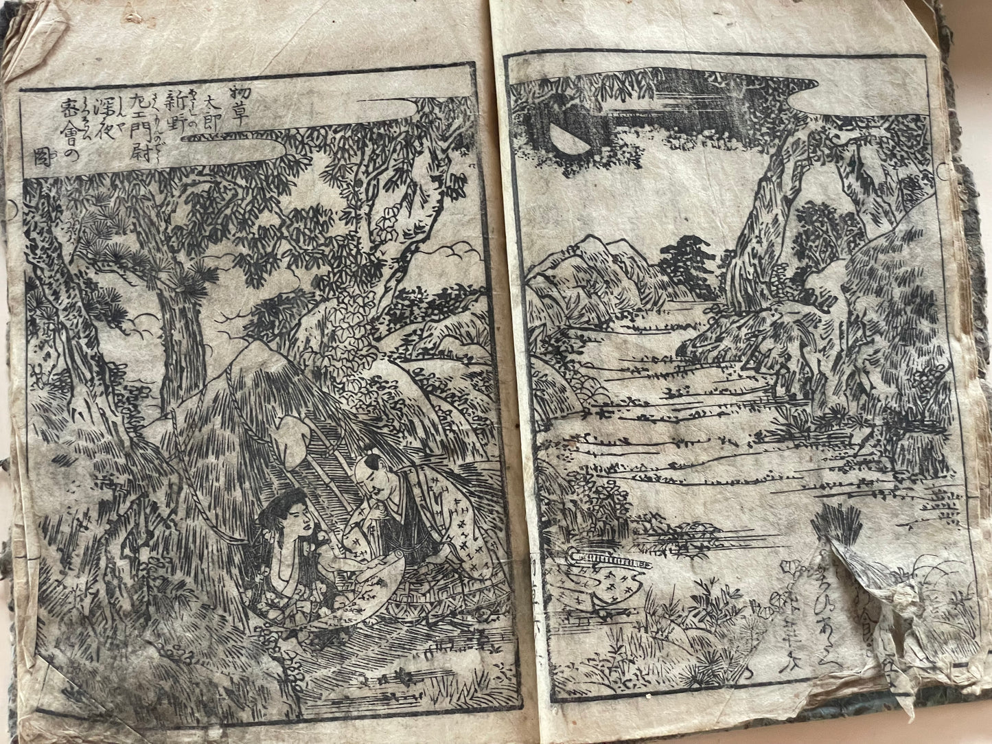 Edo 1808 Ehon Monogusa Tarō by Aikawa Minwa-Ukiyo-e Book