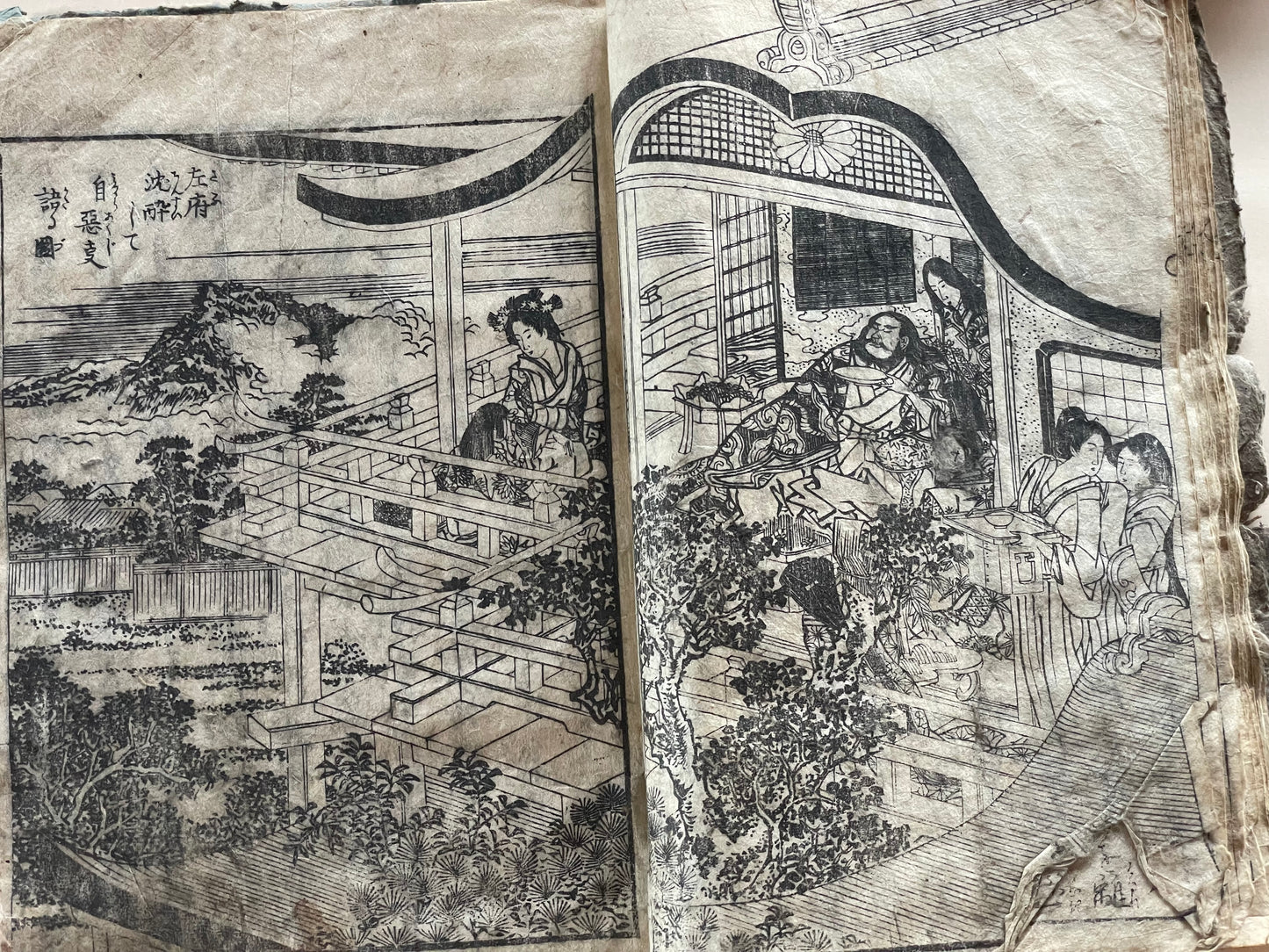 Edo 1808 Ehon Monogusa Tarō by Aikawa Minwa-Ukiyo-e Book
