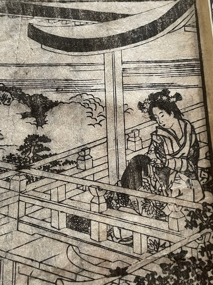 Edo 1808 Ehon Monogusa Tarō by Aikawa Minwa-Ukiyo-e Book