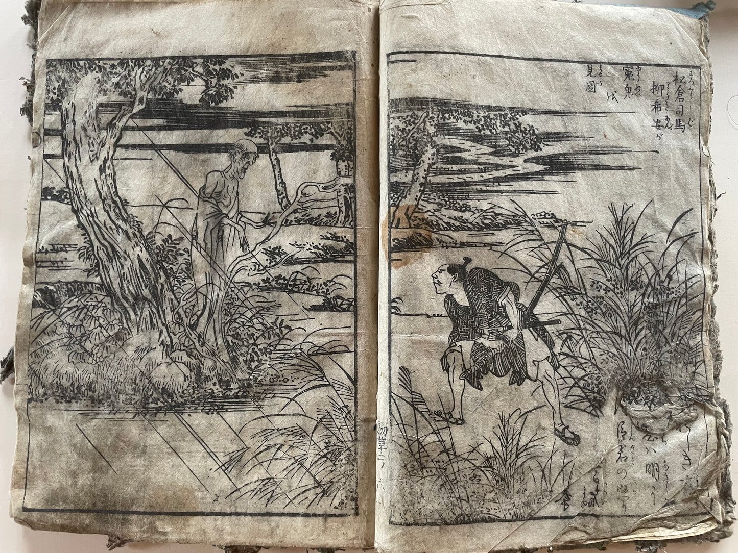 Edo 1808 Ehon Monogusa Tarō by Aikawa Minwa-Ukiyo-e Book
