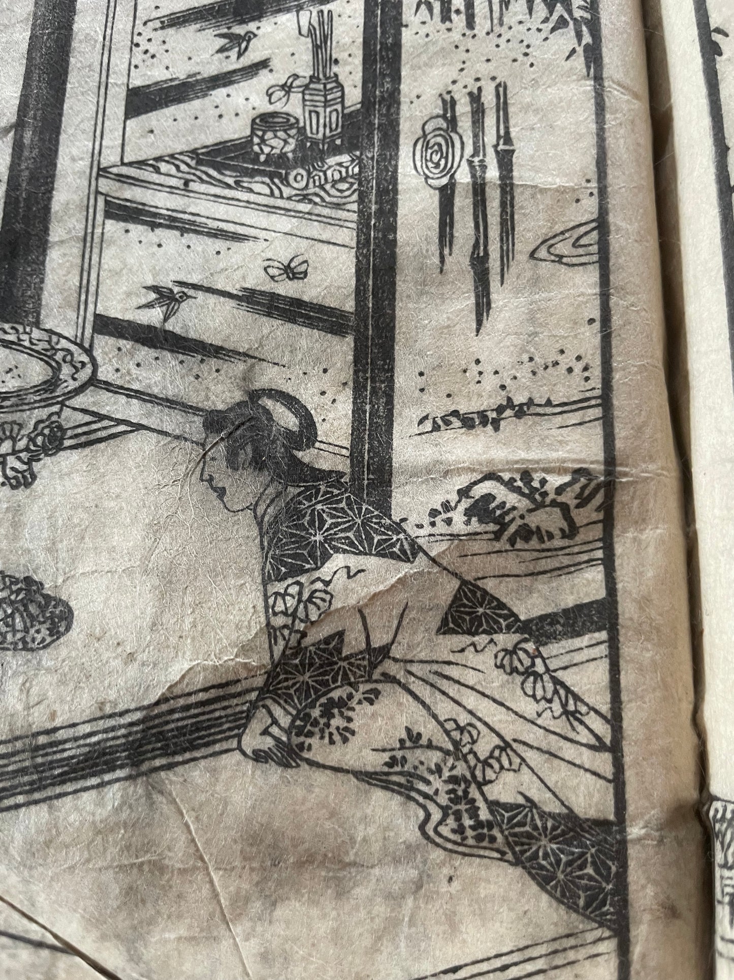 Edo 1808 Ehon Monogusa Tarō by Aikawa Minwa-Ukiyo-e Book