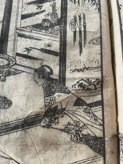 Edo 1808 Ehon Monogusa Tarō by Aikawa Minwa-Ukiyo-e Book