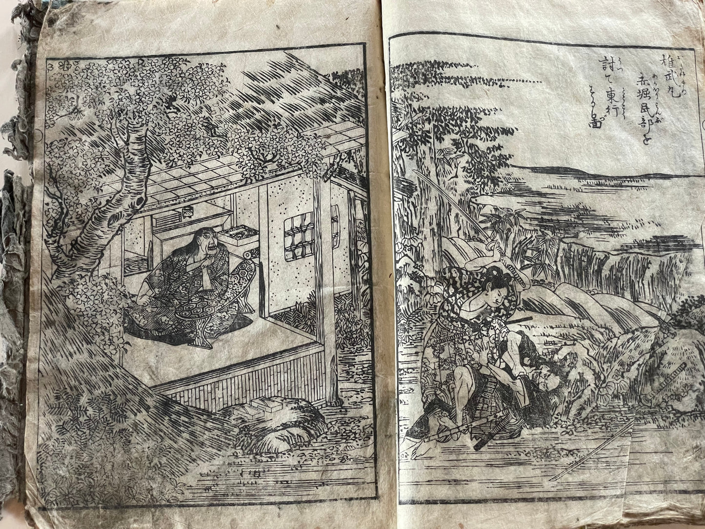 Edo 1808 Ehon Monogusa Tarō by Aikawa Minwa-Ukiyo-e Book