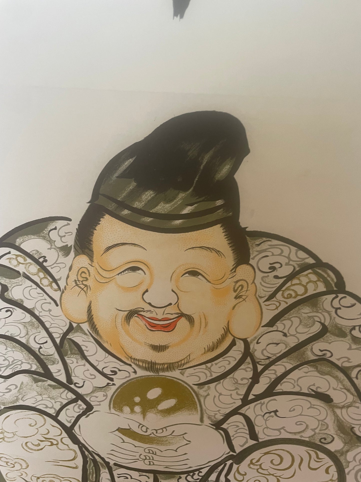 Shōwa 1960s Ōkuninushi no Mikoto Hanging Scroll – 170X67cm