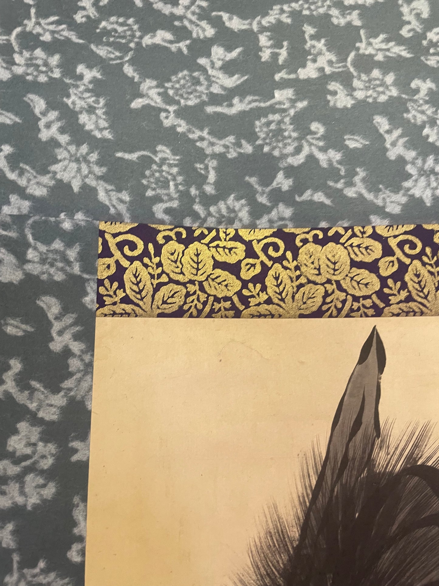 Taishō–Shōwa 1910-30 Kakejiku "Shōki the Demon Queller (鍾馗図)" by Kobayashi (Approximately 197X70CM)