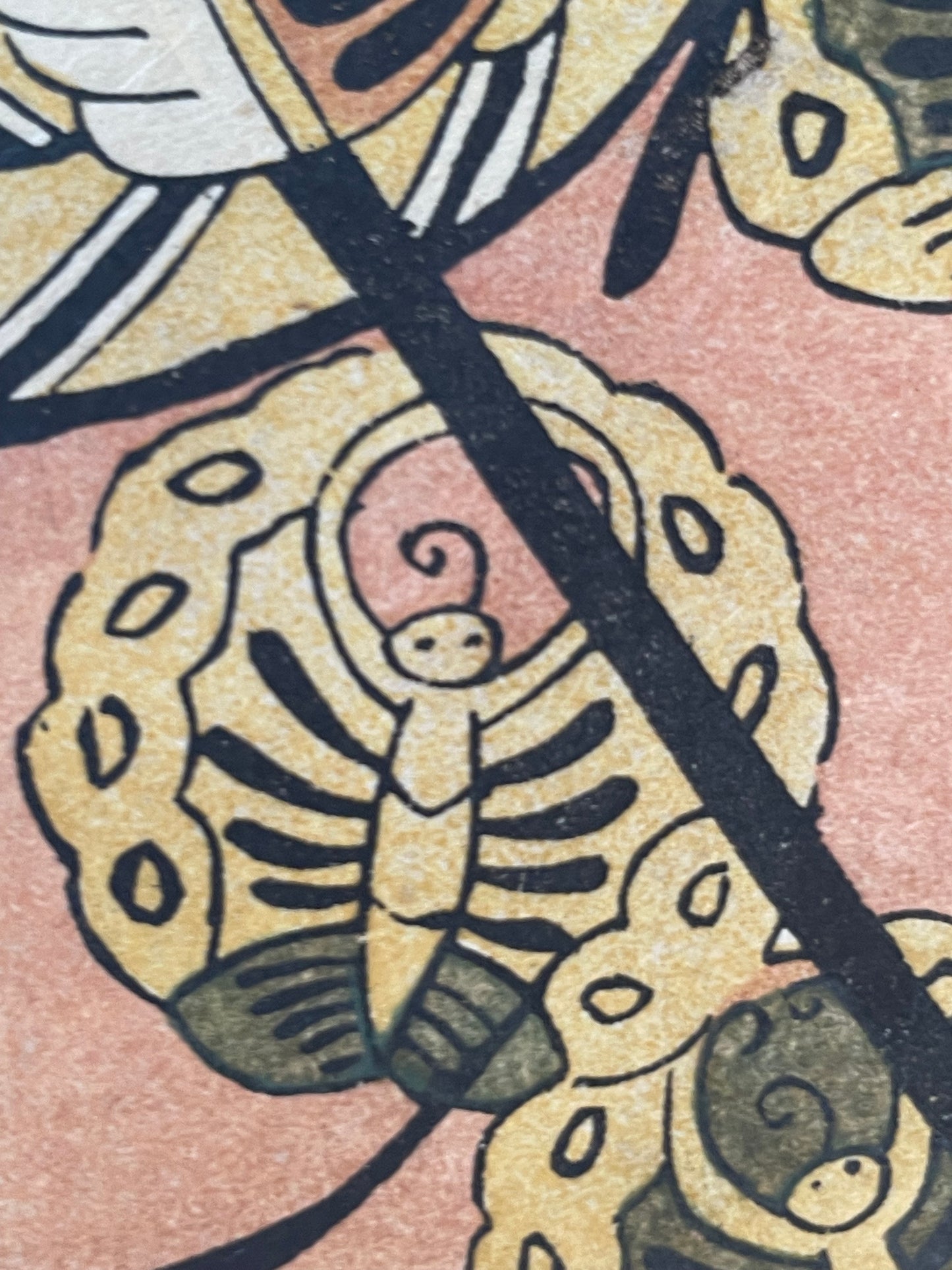 1920–1940 Iwata Print Institute Hand-Printed Torii Kiyomitsu Kabuki Actor Woodblock Print (Approximately 44X30CM)