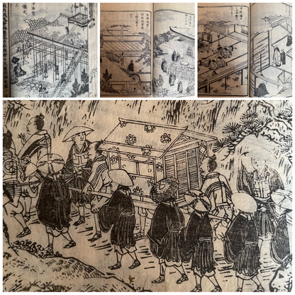 Edo 1806 Buddhist Woodblock Book – Illustrated Biography of Dōgen