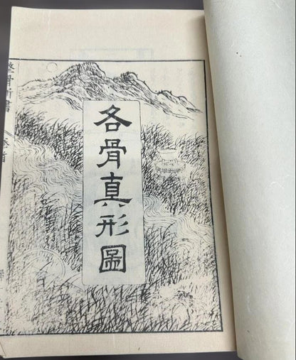 1774 Edo Period Medical Book By Kaitai Shinsho 解体新書. Edo Period Human Skeleton Diagrams