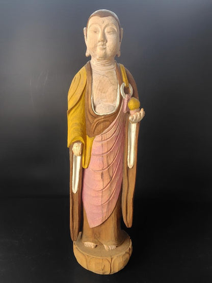 Antique Buddha Statue from Abandoned Temple