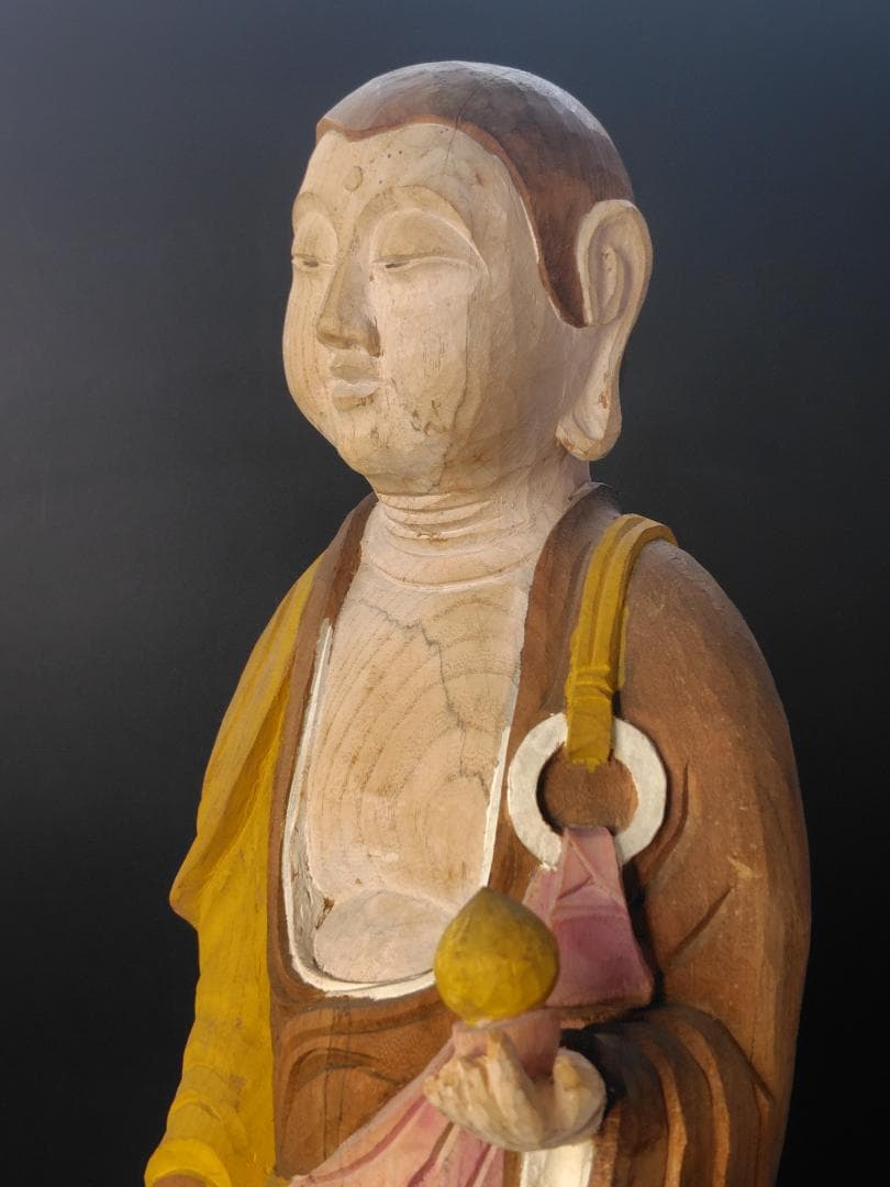 Antique Buddha Statue from Abandoned Temple