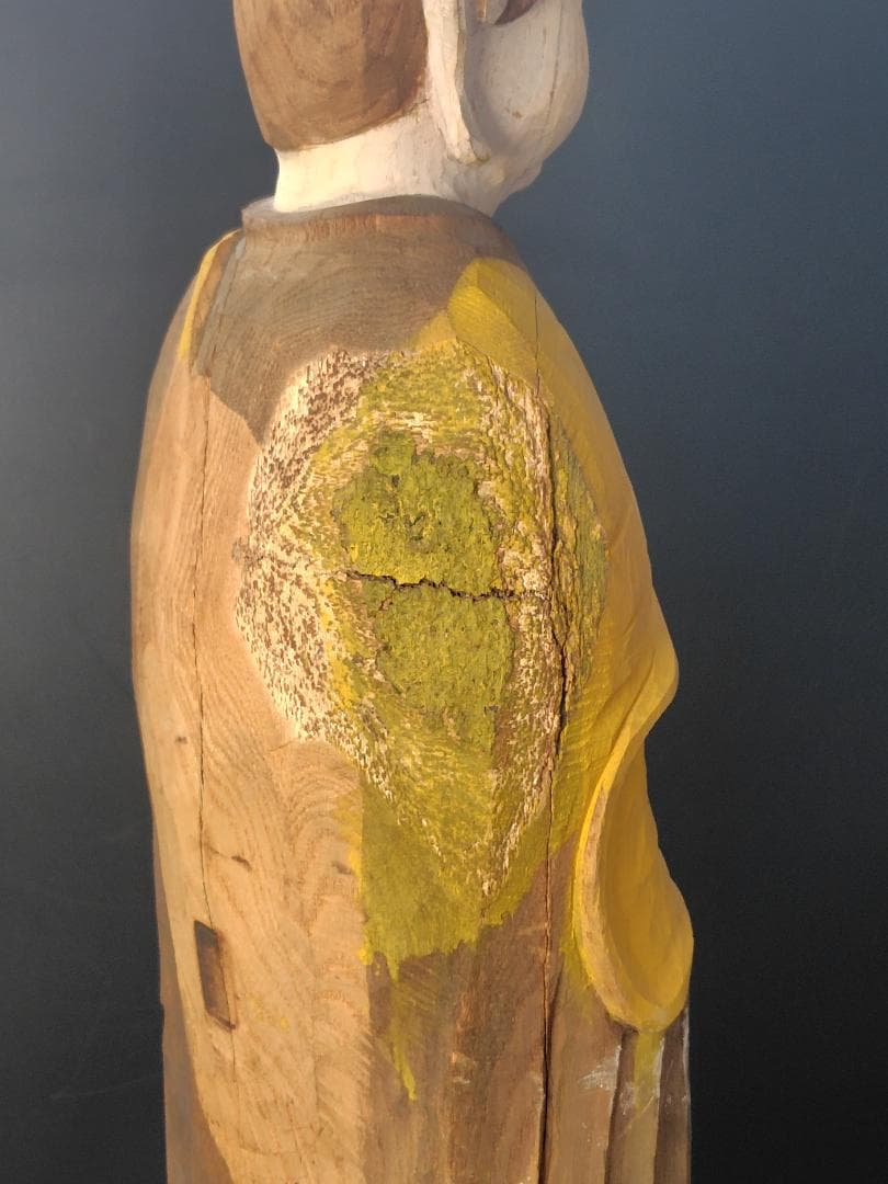 Antique Buddha Statue from Abandoned Temple
