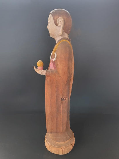 Antique Buddha Statue from Abandoned Temple