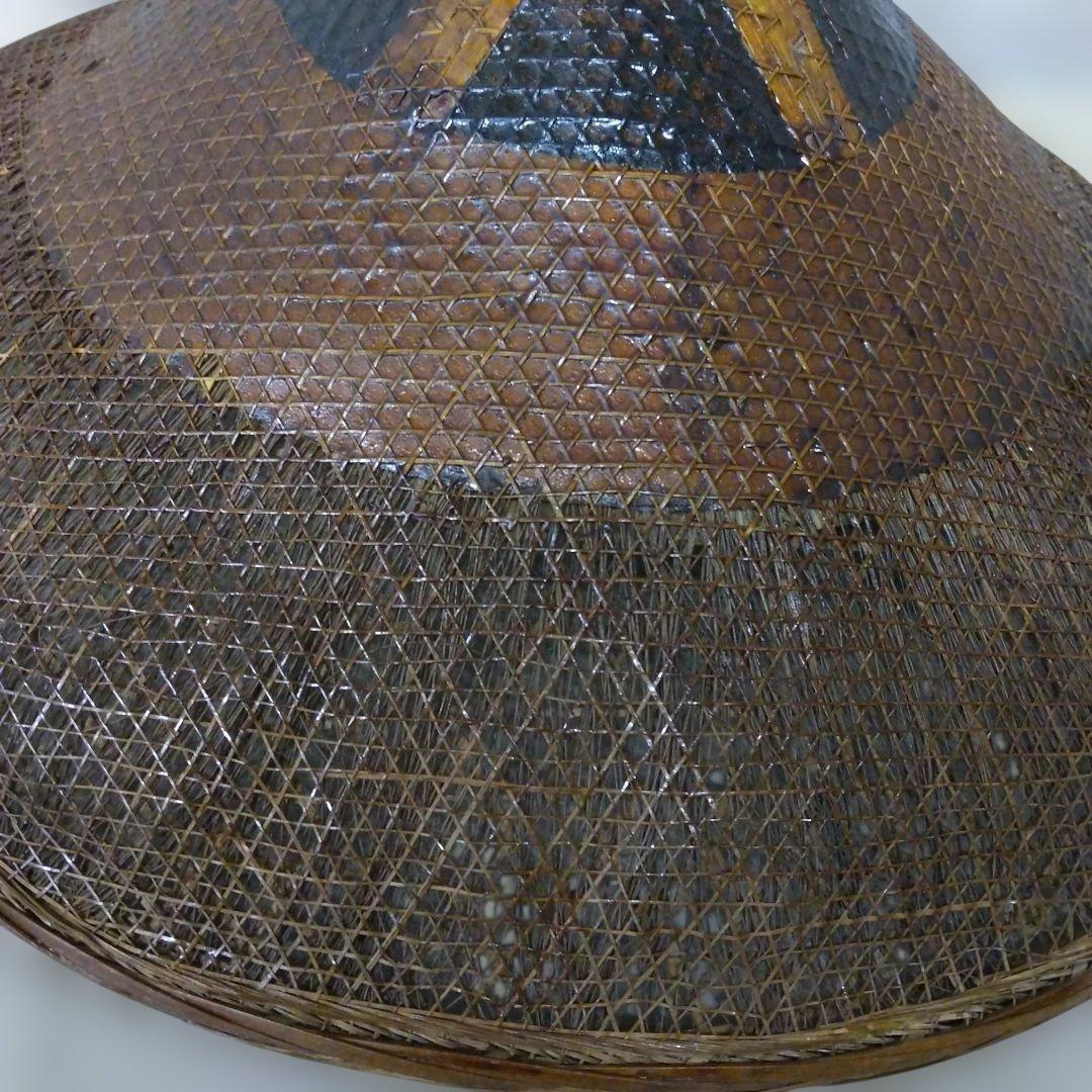 Edo–Meiji Period Sugegasa 菅笠 Bamboo Hat (Approx. 50 cm Diameter)