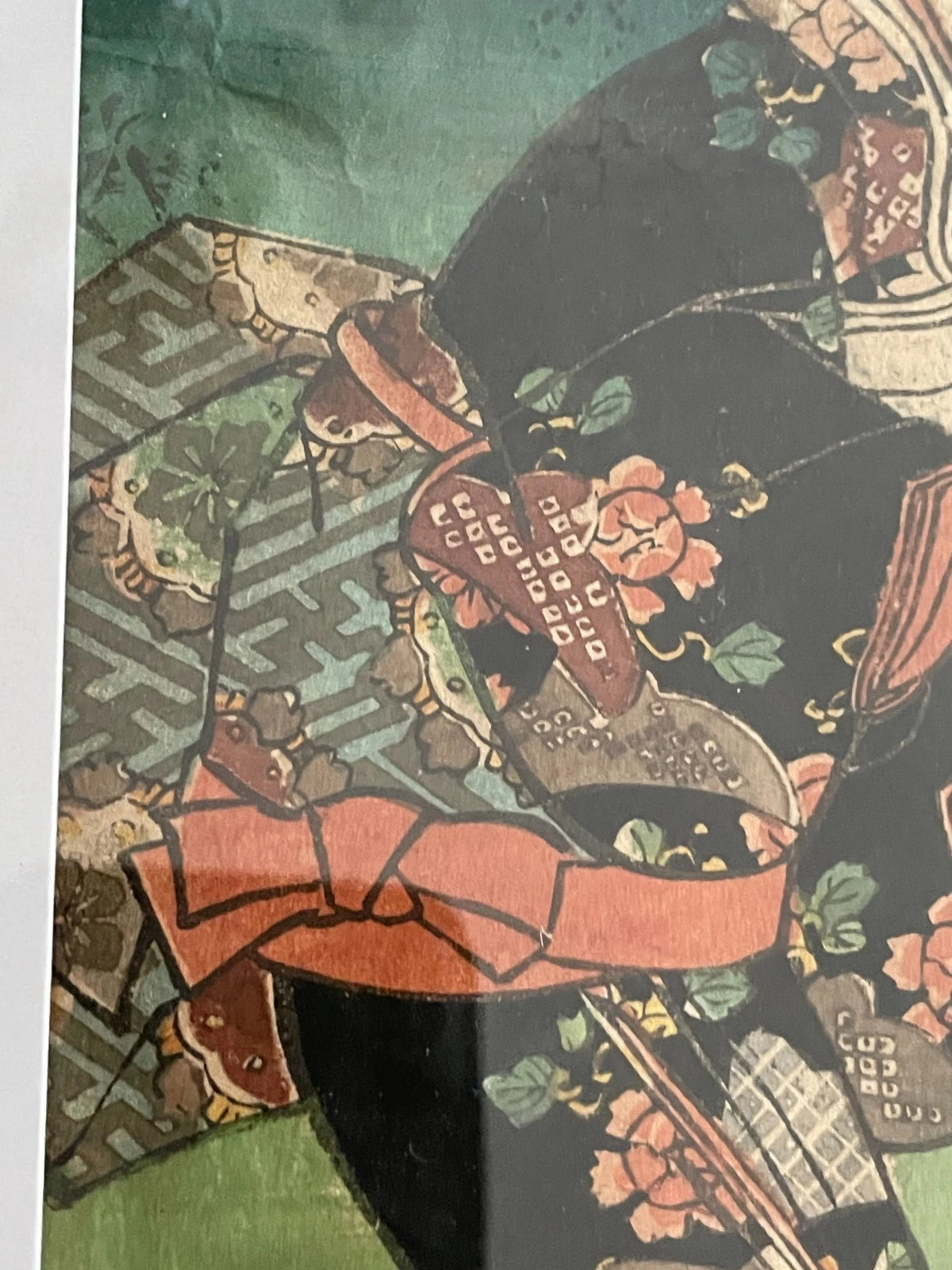 1854 Edo Era Ukiyo-e Set by Utagawa Kunisada. Beauties Admire Sakura in Kyoto. New A3 Preservation Frames