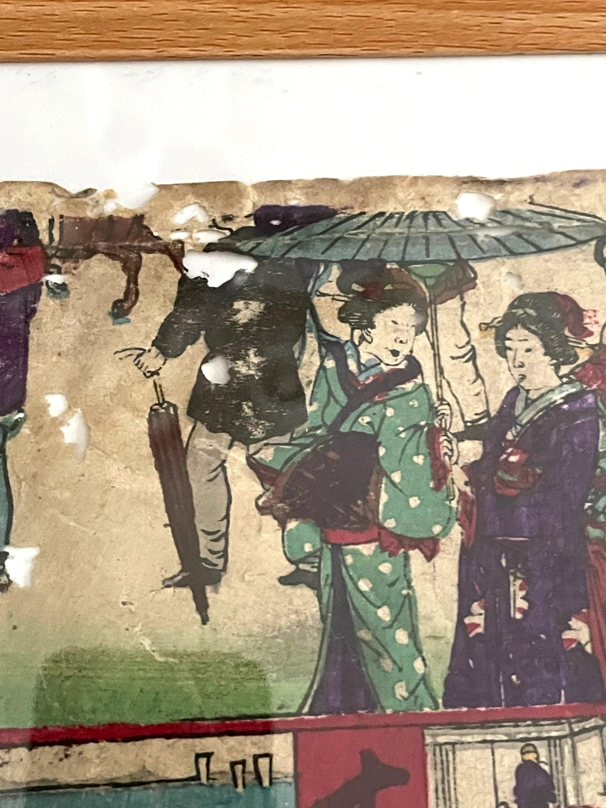 1873 Meiji Era Ukiyo-e Woodblock Printed Board Game Sugoroku Famous Places of Tokyo. New A3 Preservation Frame