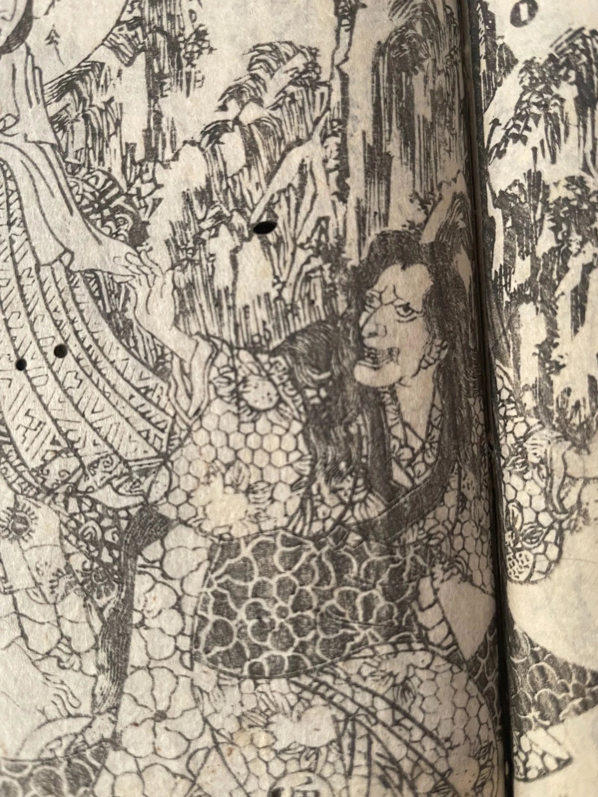 1847 Demon Book-The Conversion of Kishimojin The Child Eater-Edo Period Nichiren Buddhist Cult Texts