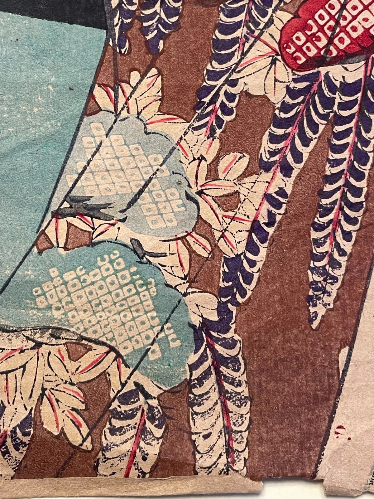 1862 Kabuki Performance, The Maid Ohatsu Takes Revenge by Utagawa Kunisada (Approximately 25X37CM)
