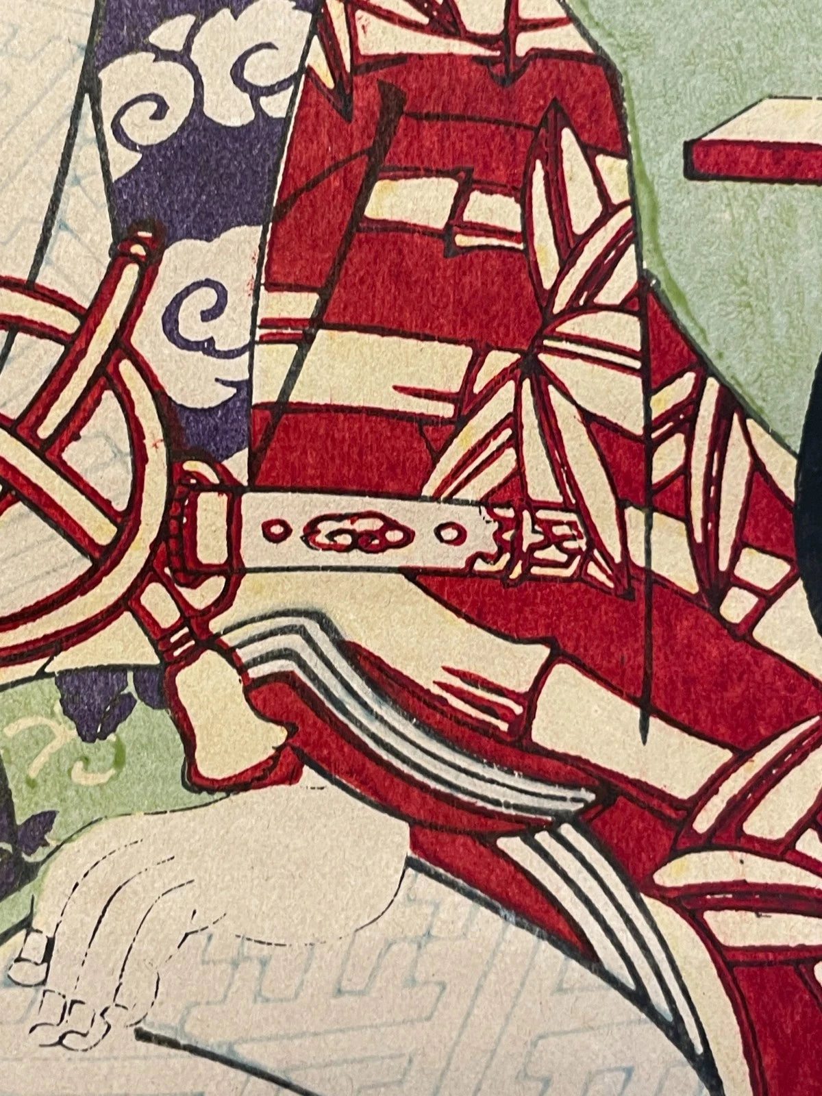 1861 "The Precious Incense and Autumn Flowers of Sendai" by Ukiyo-e Kunisada  37X27CM