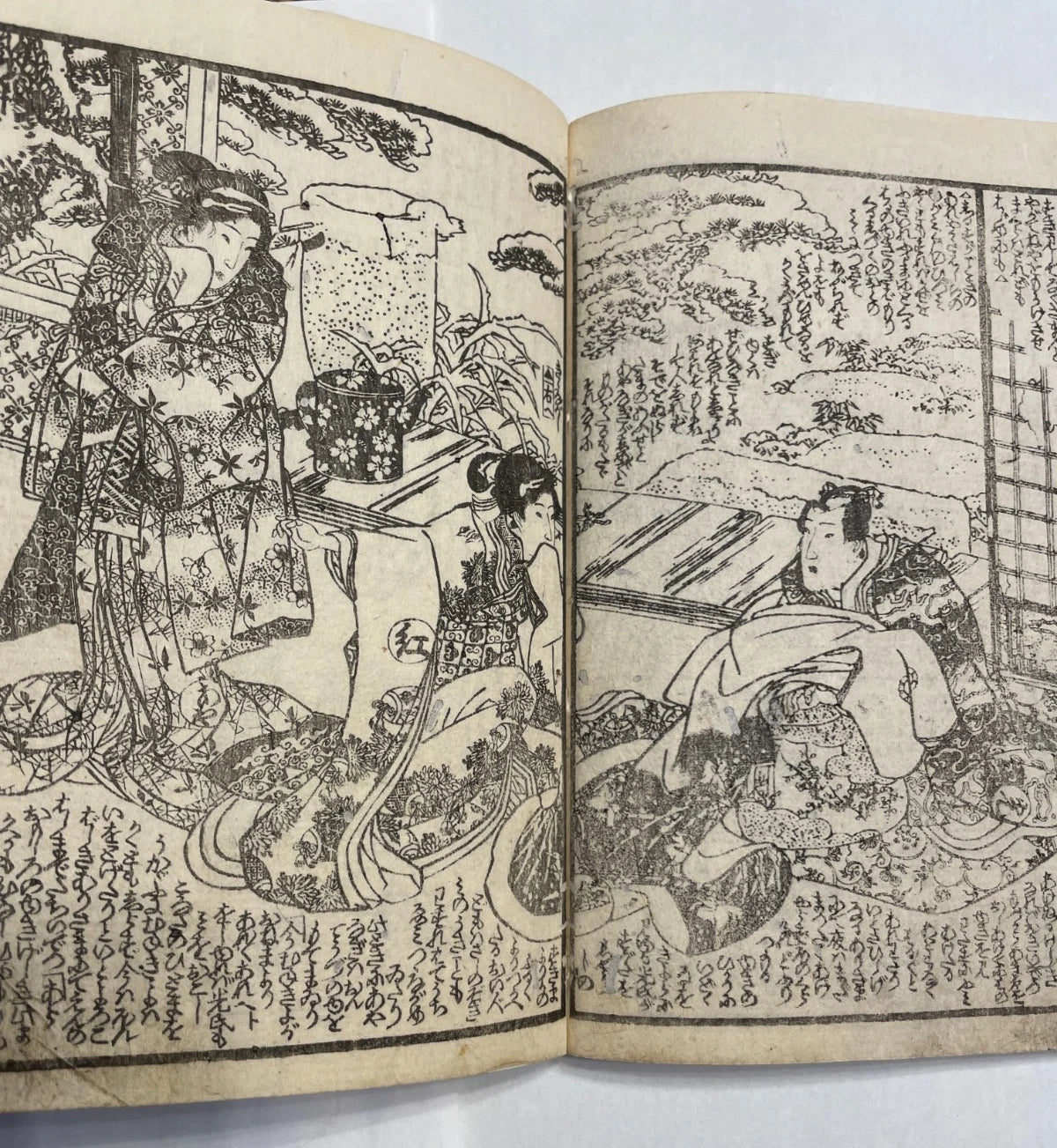 1830s Nise Murasaki Inaka-The Tale of Genji Illustrated by Utagawa Kunisada 偽紫田舎源氏