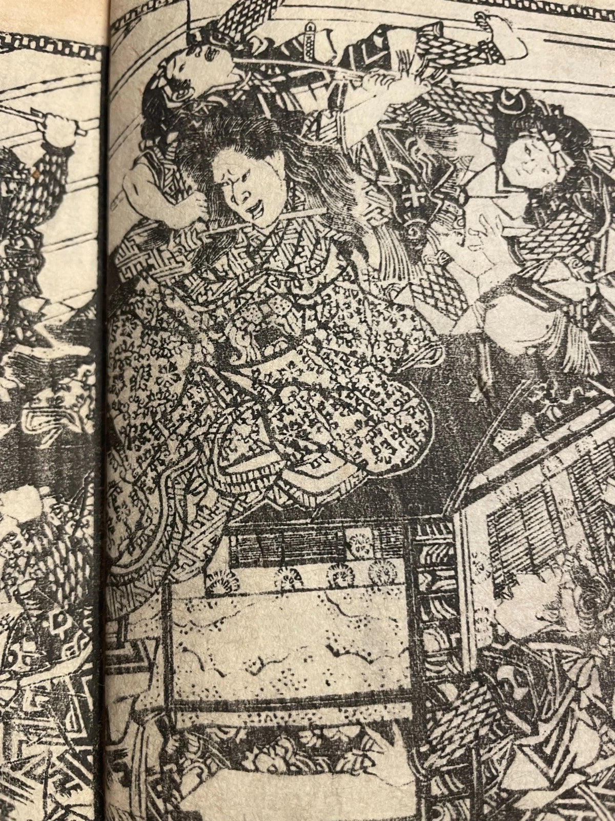 1801 Buddhist Religious Text "Miracles of Kannon" Illustrated by Tsuruga