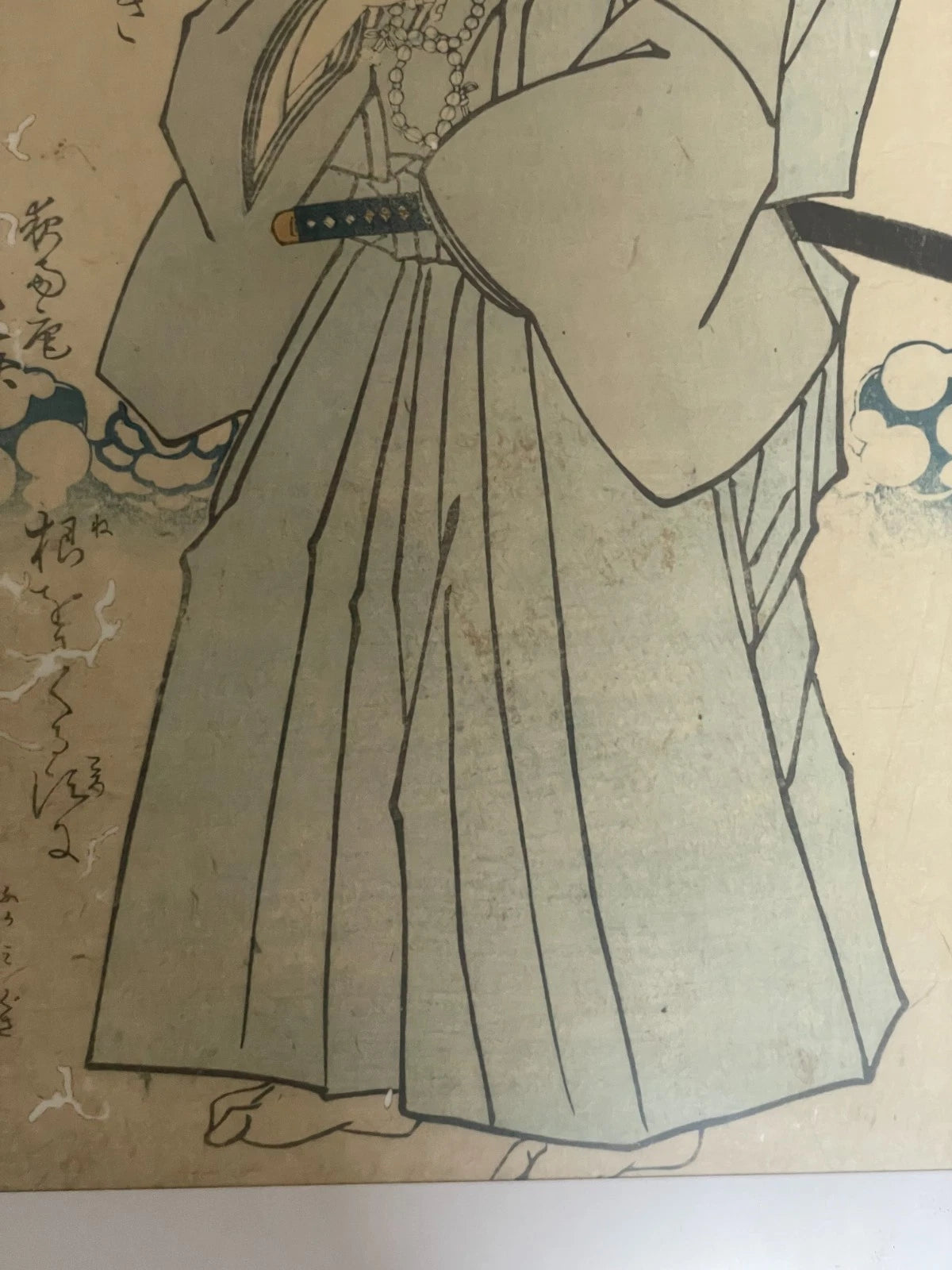 1854 Ichikawa Danjuro Post Suicide Memorial Prints. 3 Piece Set in New A3 Preservation Frames