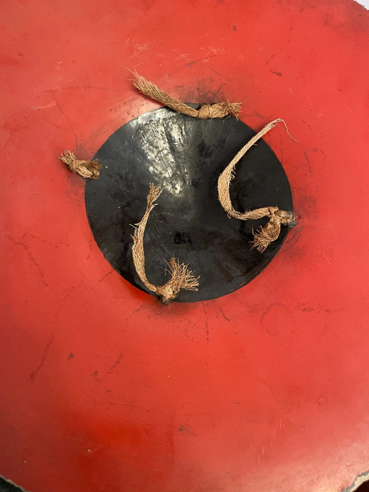 Early Edo Period Jingasa With Asanoha (Hemp Leaf) Motif