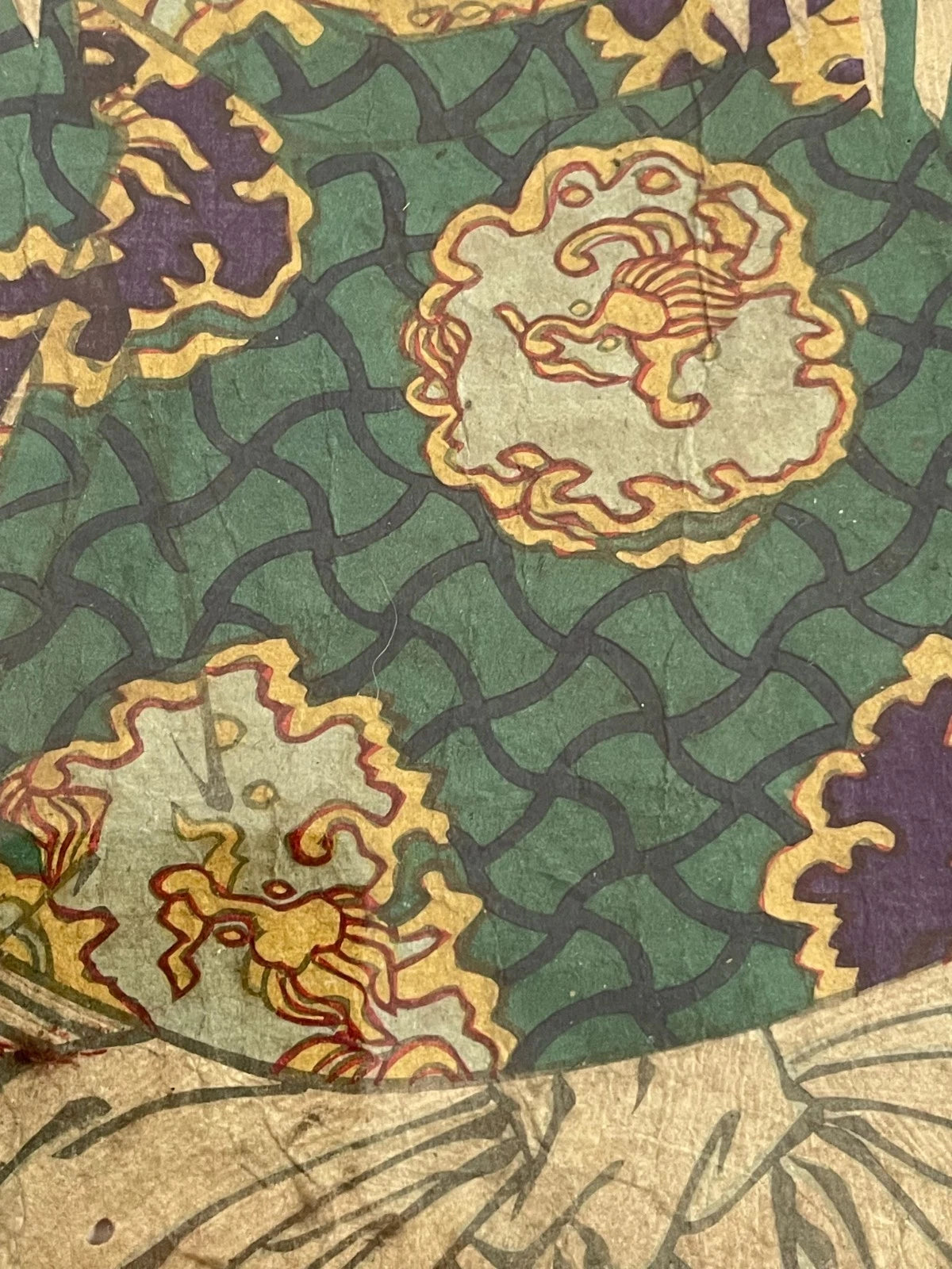 1877 Meiji Era Kabuki Ukiyo-e by Toyohara Kunichika. New A3 Preservation Frame