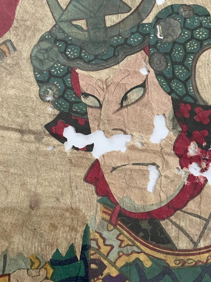 1877 Meiji Era Kabuki Ukiyo-e by Toyohara Kunichika. New A3 Preservation Frame
